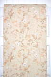 1960s Floral Vintage Wallpaper