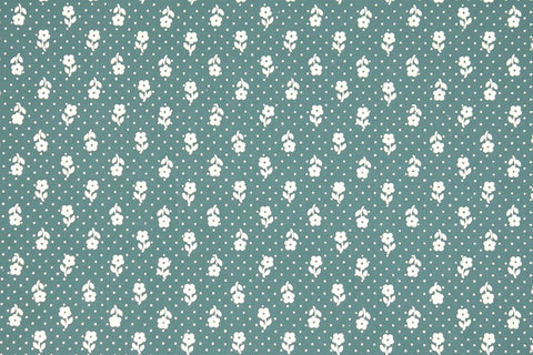 1980s Floral Vintage Wallpaper