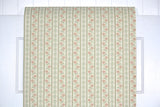 1980s Floral Stripe Vintage Wallpaper