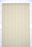 1980s Floral Stripe Vintage Wallpaper