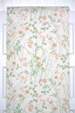 1980s Floral Vintage Wallpaper