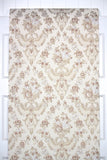 1970s Floral Damask Vintage Wallpaper