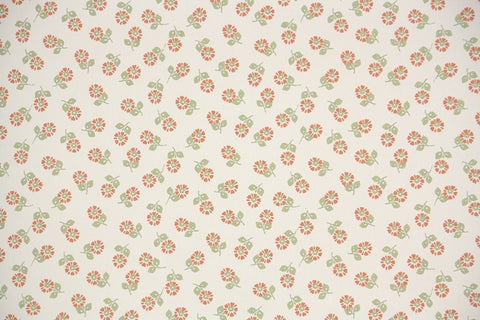 1980s Floral Vintage Wallpaper