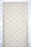 1970s Floral Stripe Vintage Wallpaper