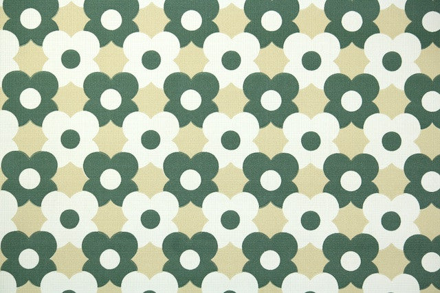 1970s Geometric Vintage Wallpaper