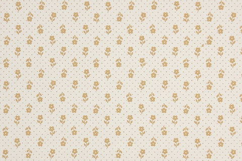 1980s Floral Vintage Wallpaper