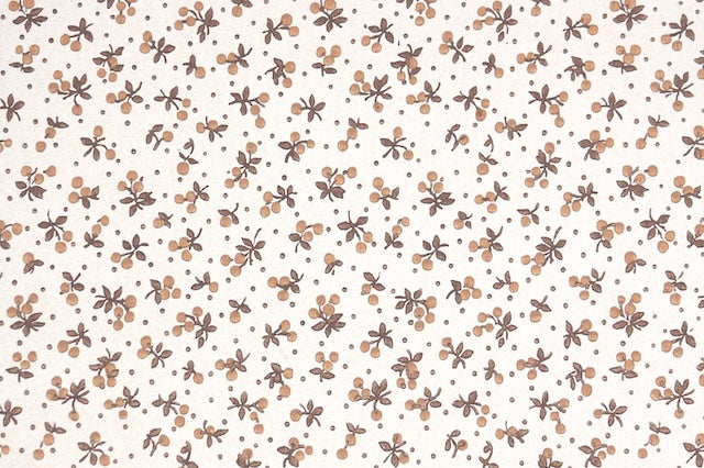 1980s Floral Vintage Wallpaper