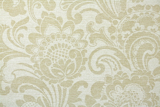 1970s Floral Vintage Wallpaper