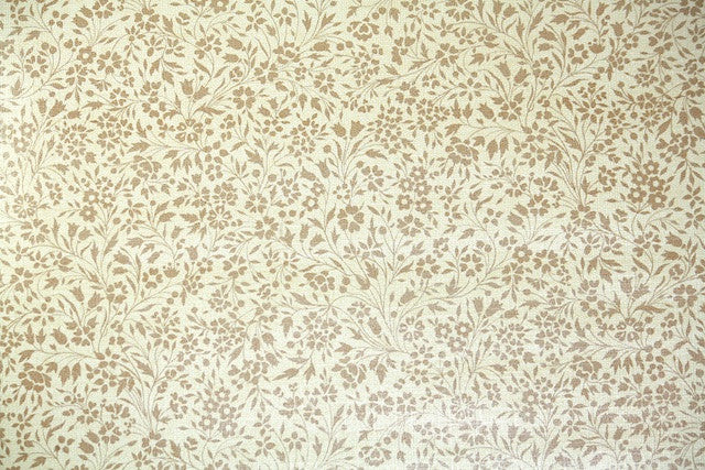 1970s Floral Vintage Wallpaper