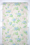 1960s Floral Vintage Wallpaper