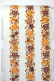 1970s Floral Vintage Wallpaper