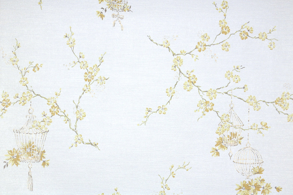 1950s Floral Vintage Wallpaper