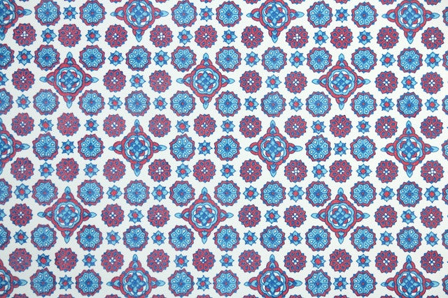 1970s Geometric Vinyl Vintage Wallpaper