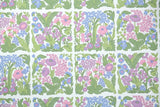 1970s Floral Vintage Wallpaper