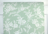 1980s Floral Vintage Wallpaper