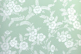 1980s Floral Vintage Wallpaper