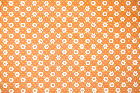 1970s Floral Vintage Wallpaper