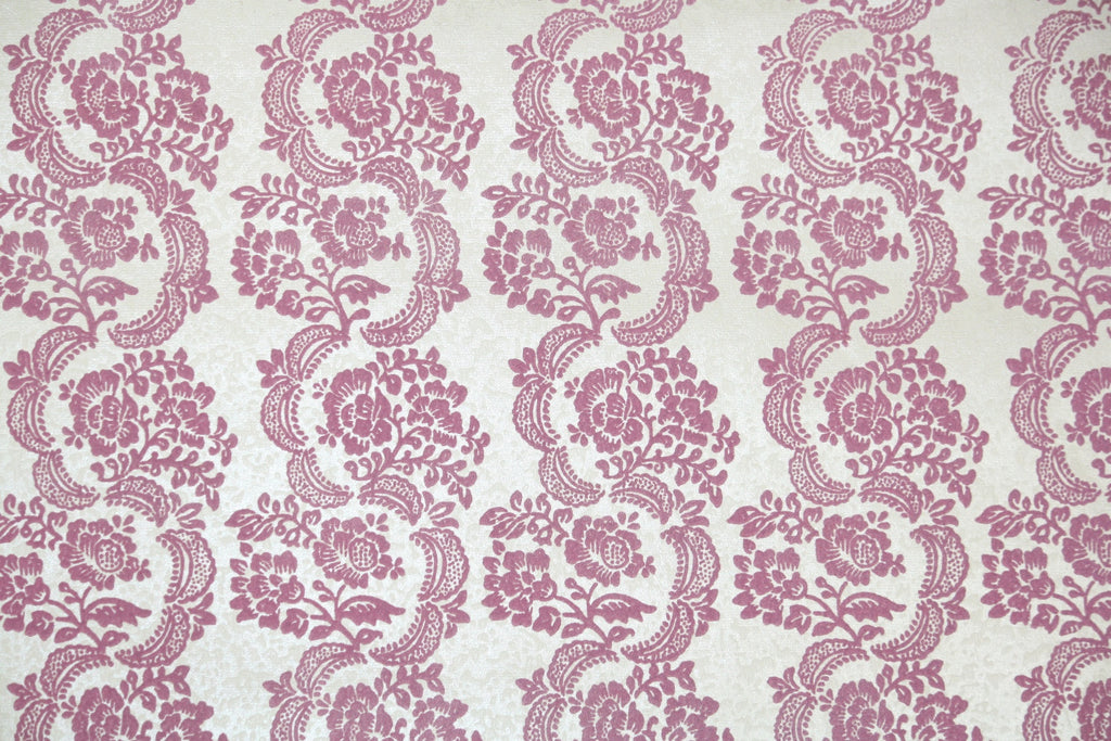 1970s Vintage Flock Wallpaper