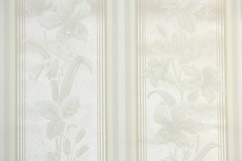 1940s Floral Vintage Wallpaper