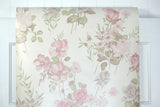 1980s Floral Vintage Wallpaper