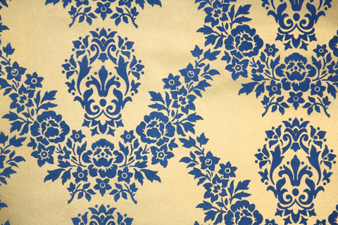 1970s Vintage Flock Wallpaper