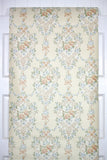 1970s Floral Damask Vintage Wallpaper