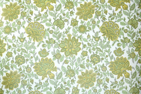 1970s Floral Vintage Wallpaper
