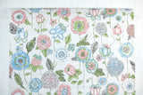1970s Floral Vinyl Vintage Wallpaper
