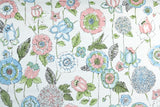 1970s Floral Vinyl Vintage Wallpaper