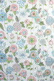1970s Floral Vinyl Vintage Wallpaper