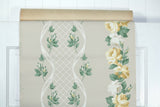 1940s Floral Vintage Wallpaper