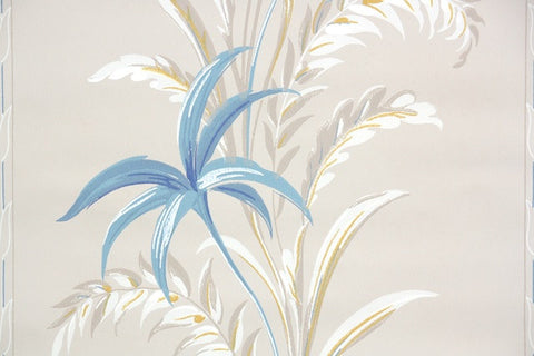 1940s Botanical Vintage Wallpaper
