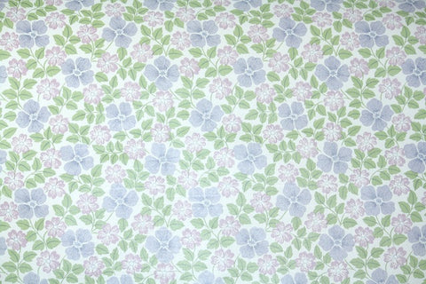 1970s Floral Vintage Wallpaper