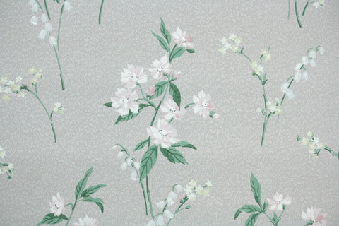 1950s Floral Vintage Wallpaper