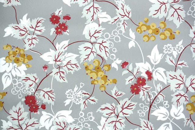 1950s Botanical Vintage Wallpaper