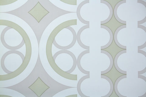 1970s Geometric Vintage Wallpaper