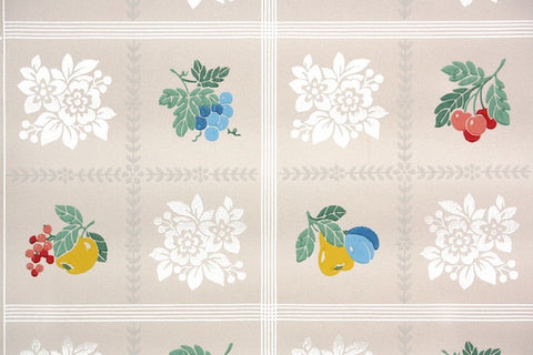 1930s Kitchen Vintage Wallpaper