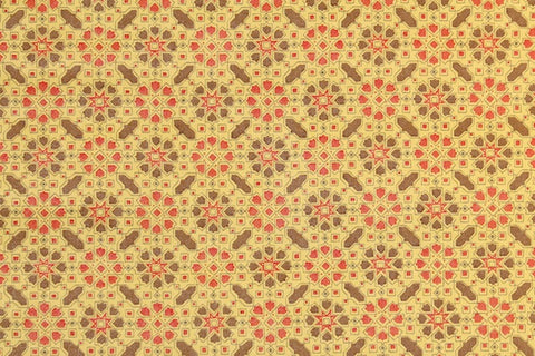1970s Geometric Vinyl Vintage Wallpaper