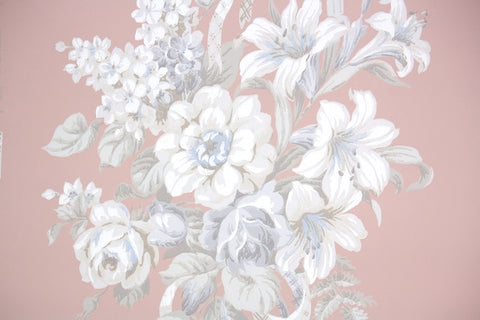 1940s Floral Vintage Wallpaper