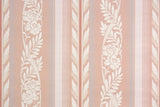 1940s Floral Stripe Vintage Wallpaper