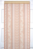 1940s Floral Stripe Vintage Wallpaper