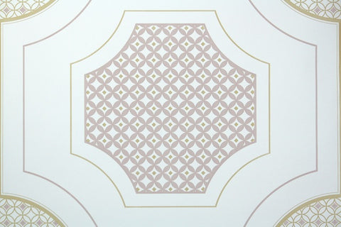 1970s Geometric Vintage Wallpaper
