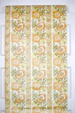 1970s Floral Stripe Vintage Wallpaper