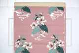 1940s Bathroom Floral Vintage Wallpaper