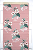 1940s Bathroom Floral Vintage Wallpaper