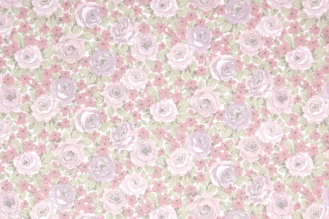 1970s Floral Vintage Wallpaper