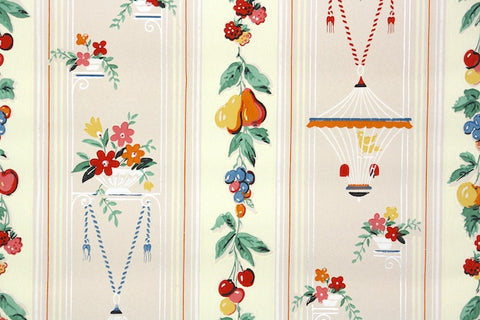 1940s Kitchen Vintage Wallpaper