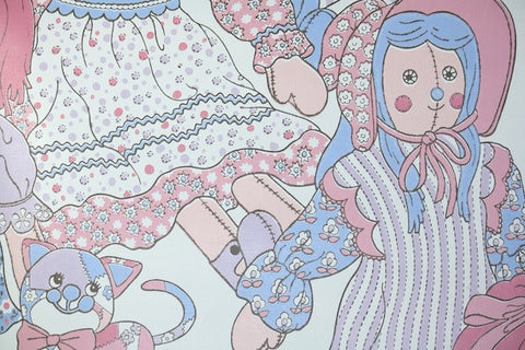 1970s Childrens Vintage Wallpaper