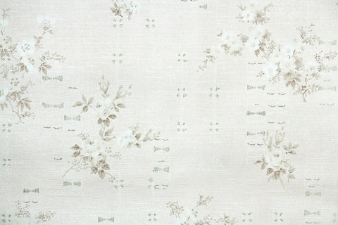 1950s Floral Vintage Wallpaper