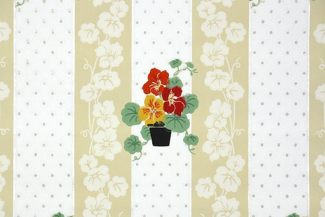 1940s Kitchen Vintage Wallpaper